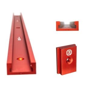 ROX WOOD 0371 Ahşap İşleme T Kanallı Tezgah Kılavuz Rayı 50 cm