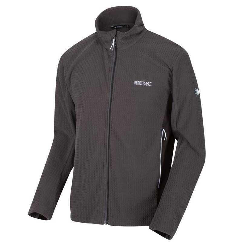 REGATTA Highton Zip Fleece Erkek Polar Antrasit