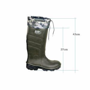 POLLYBOOT Galaxy Vega O4 Boğazlı Haki Avcı Çizmesi (Numara Seçiniz)