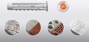 FISCHER SX 6-8 Vidalı Plastik Dübel Seti 160 Parça