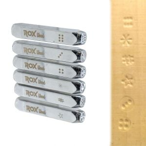 ROX Wood 6 Parça İşaretleme Zımba Seti 6mm (153ROX0190)