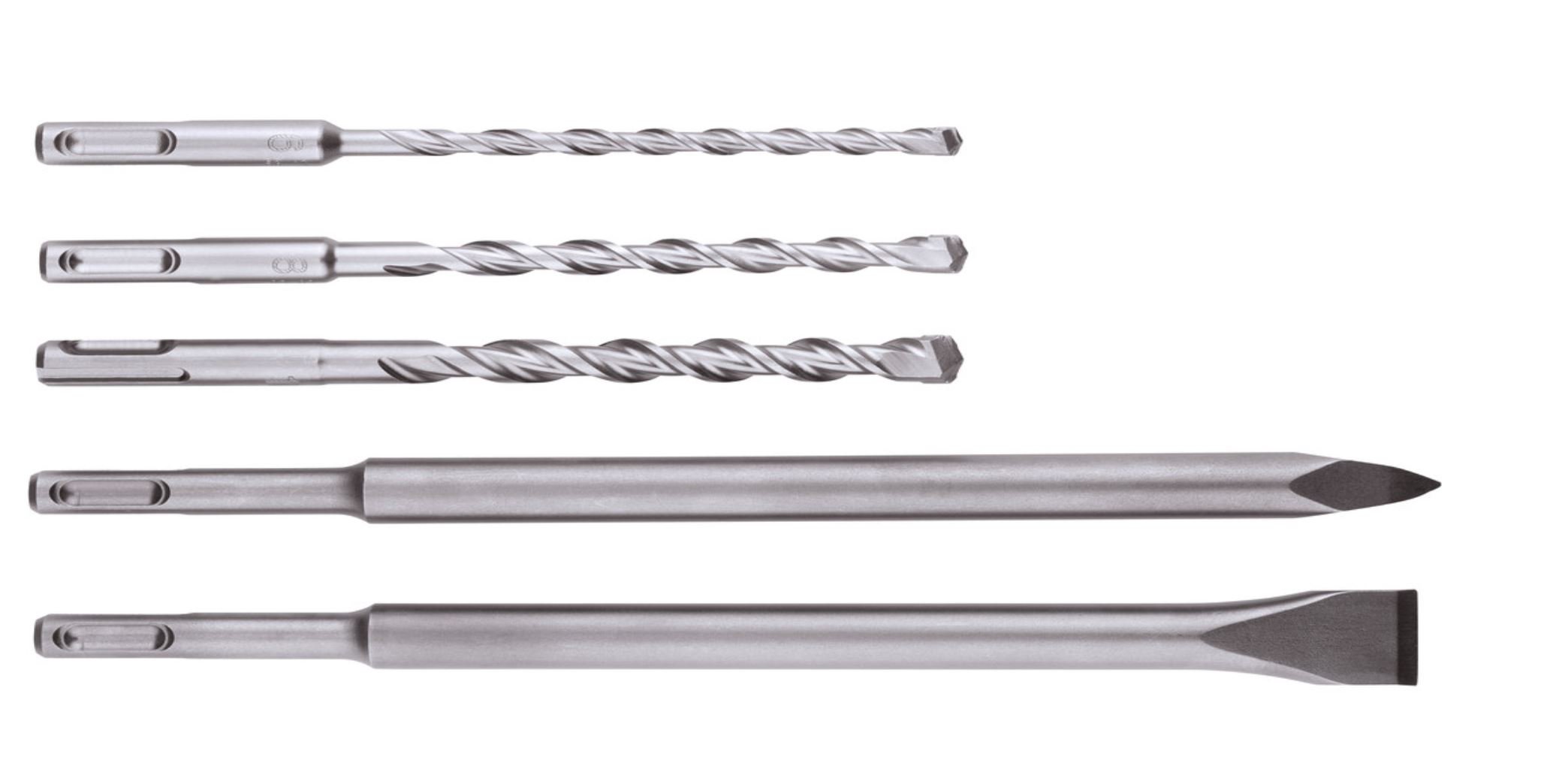 METABO 630465000 Sds Plus 5 Parça Matkap ve Keski Seti