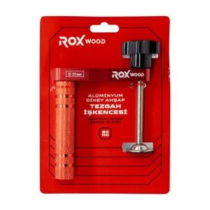 ROX Wood Alüminyum Dikey Marangoz Tezgah İşkencesi 20 mm (153ROX0303)
