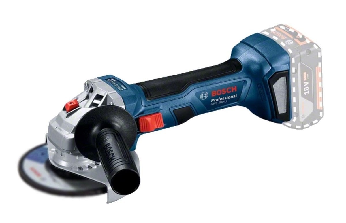 BOSCH GWS 180-LI Akülü Avuç Taşlama Makinası 06019H9020 (Akü Ve Şarj Cihazı Hariç)