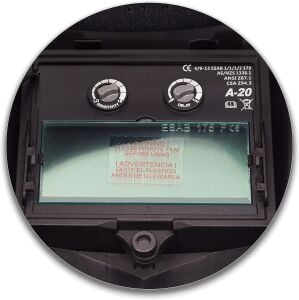 ESAB Swarm A20 Colormatik Kaynak Baş Maskesi Siyah