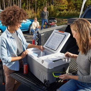 Worx WX876.9 12/24/220Volt 22Litre Kompresörlü Outdoor Oto Buzdolabı (Akü Dahil Değildir)