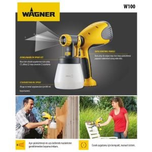 WAGNER W100 Elektrikli Boya Tabancası 280 Watt