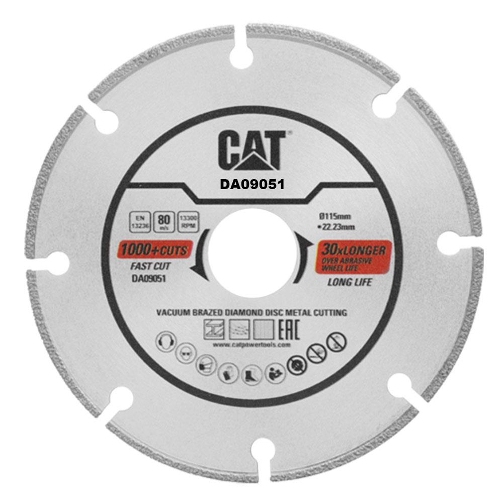 CAT DA09051 115mm Profesyonel Çelik, İnox, Demir Elmas Metal Kesme