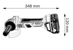 BOSCH GWS 180-LI Çift Akülü Avuç Taşlama Makinası (06019H9021)
