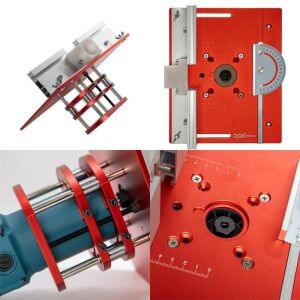 ROX WOOD 0356 Masaüstü Ayarlı Aluminyum Freze Tezgahı (Makine Hariç)