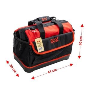 ROX WOOD Easy Carry Plastik Tabanlı Bez Alet Çantası 16'' (153ROX0381)