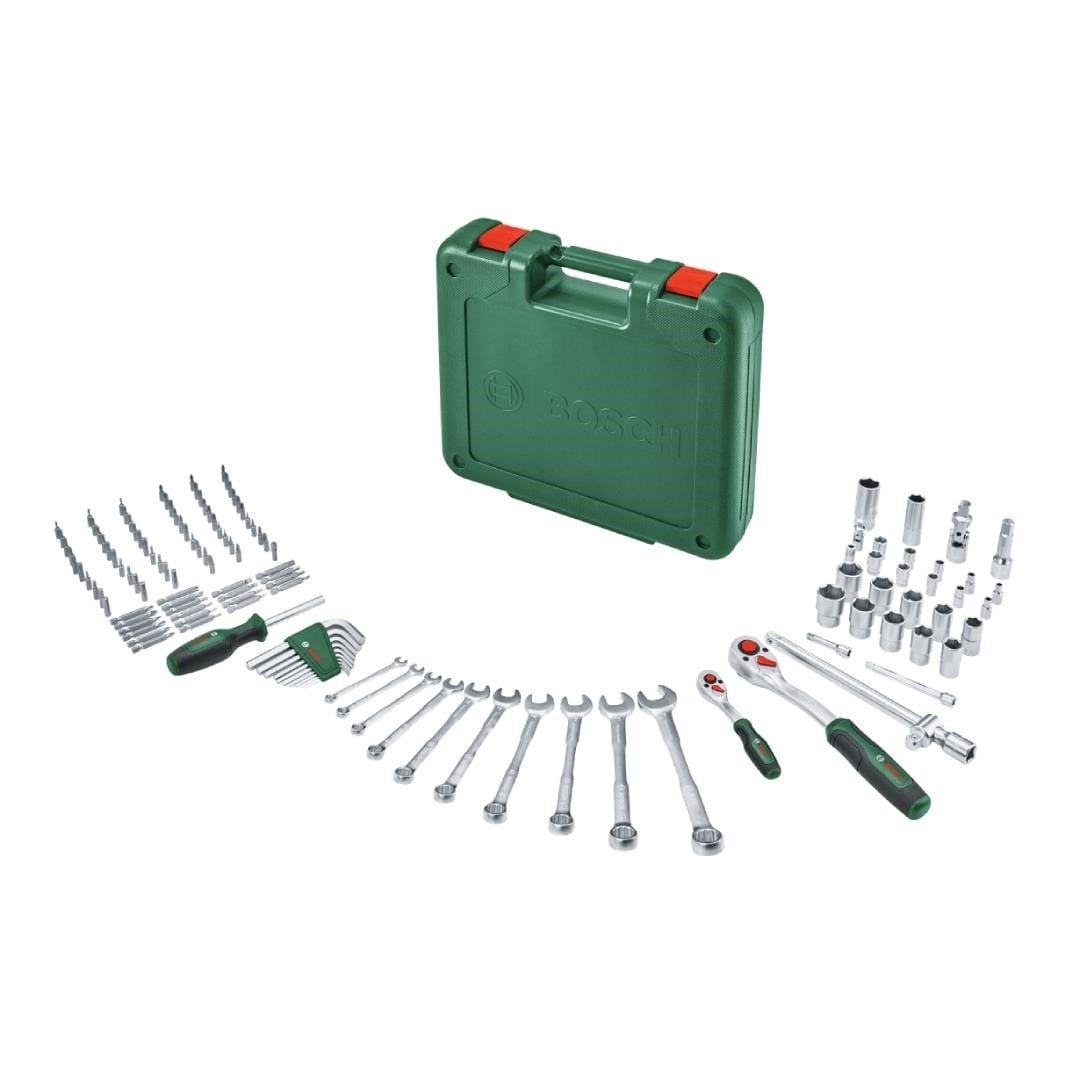 BOSCH 134 Parça 1/2 -1/4'' Lokma - Anahtar Seti (1600A039J0)