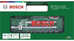 BOSCH 26 Parça 1/2 Cırcır Lokma Takımı (1600A039J7)
