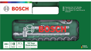 BOSCH 26 Parça 1/2 Cırcır Lokma Takımı (1600A039J7)