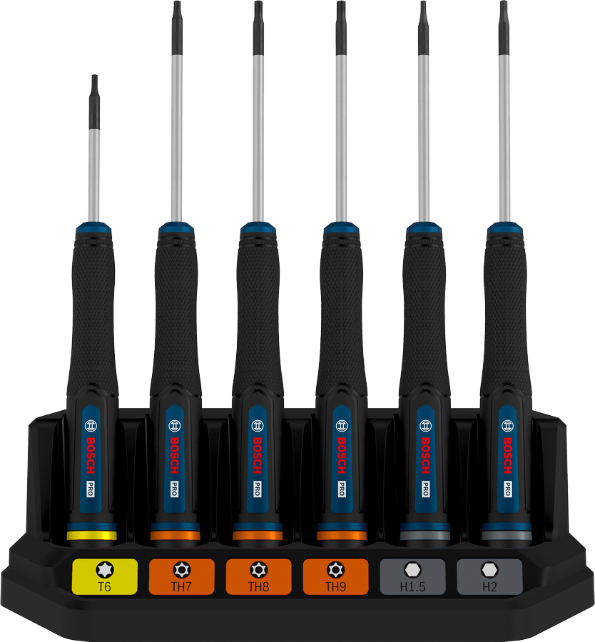 BOSCH PRO Hassas Torx - Alyan Tornavida Seti 6 Parça