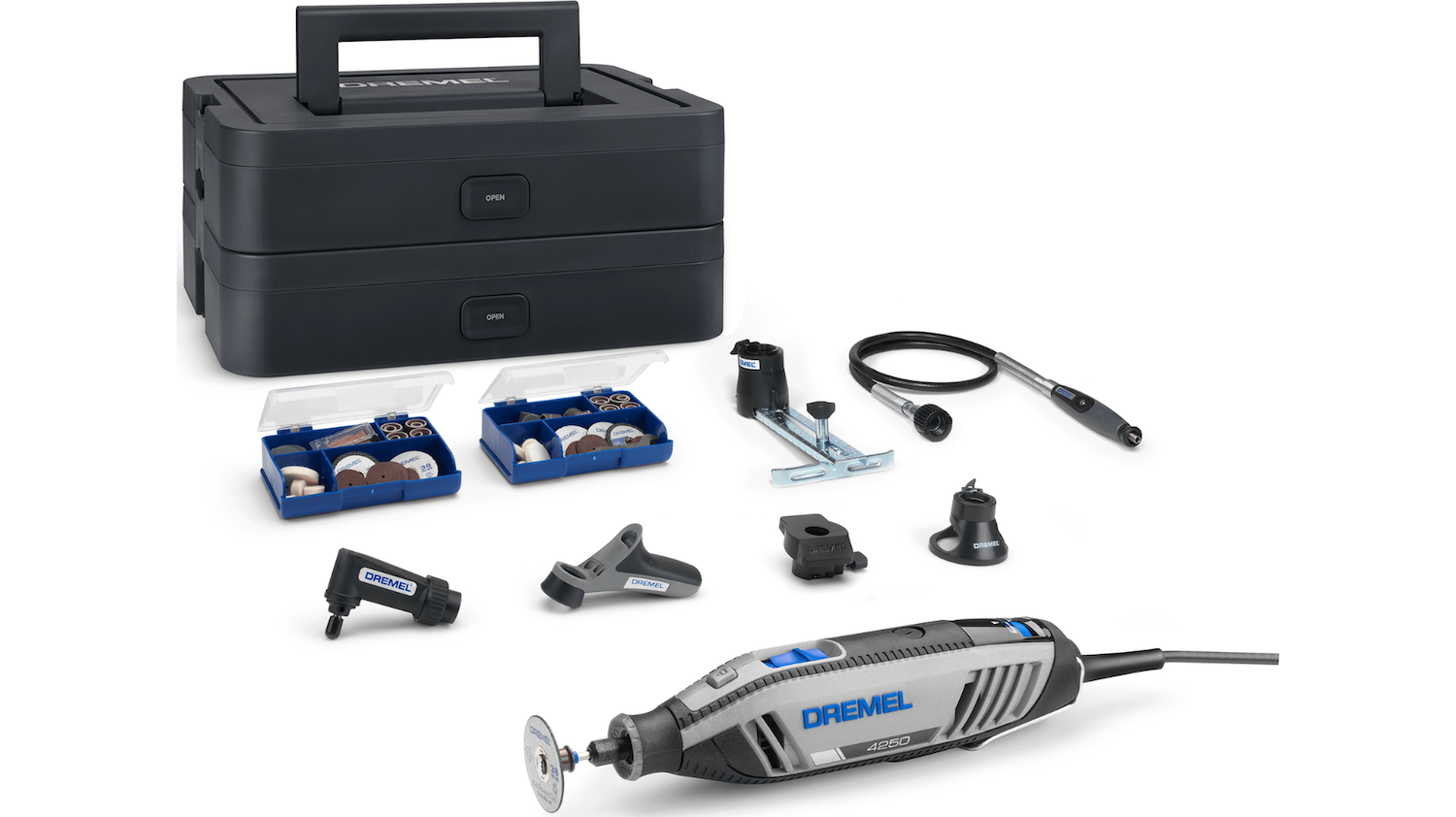 DREMEL 4250 Hobi Oyma ve Kesme Gravür Seti 128 Parça Çantalı
