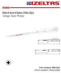 İZELTAŞ Yıldız Kontrol Kalemi 190 mm (4560180190)