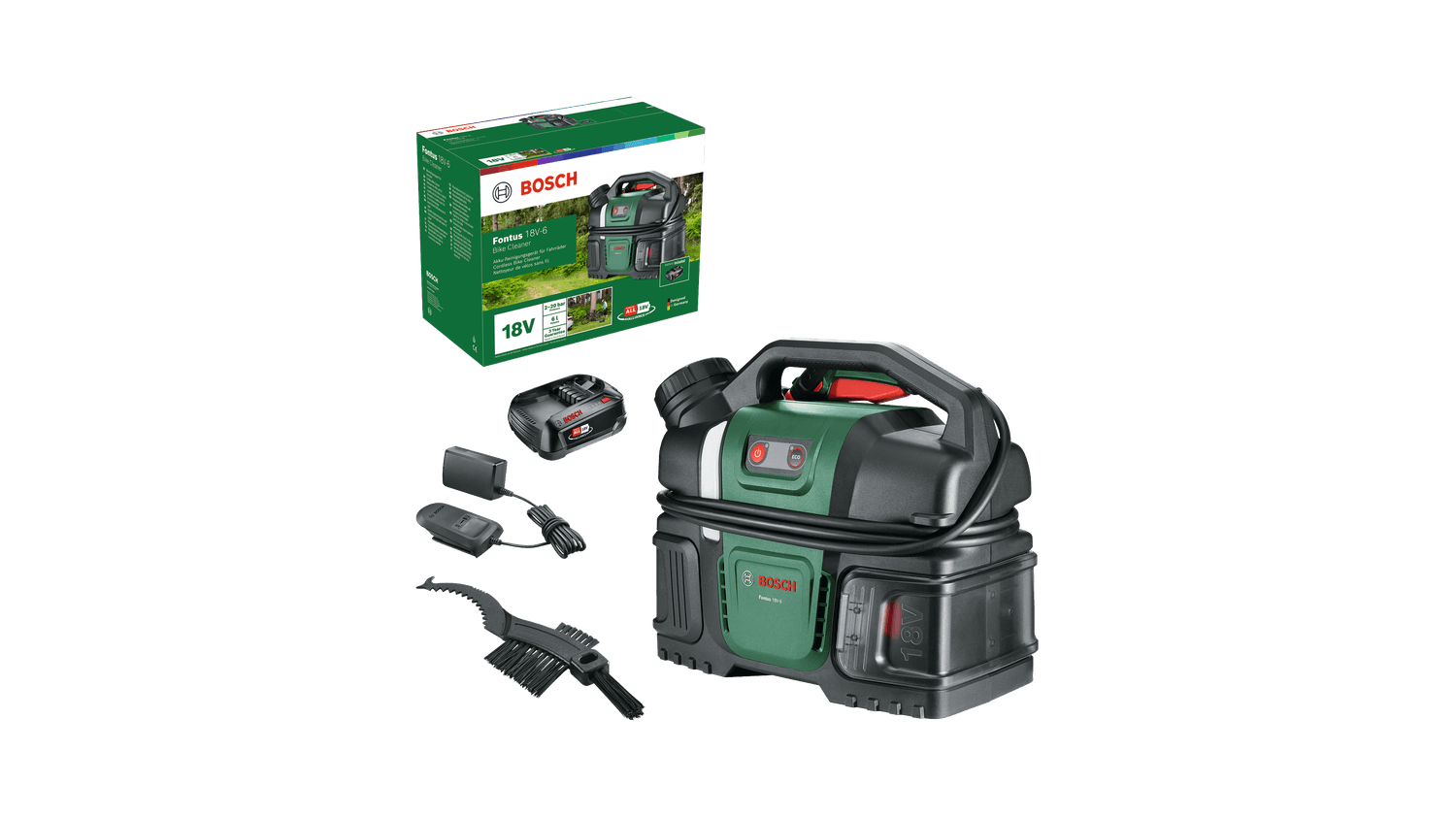 BOSCH FONTUS 18V-6 Çanta Tip Akülü Oto Yıkama Makinası Tek Akülü