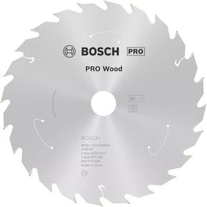 BOSCH PRO Wood 160x20x1,5 mm 24 Diş Ahşap Elmas Daire Testere Bıçağı