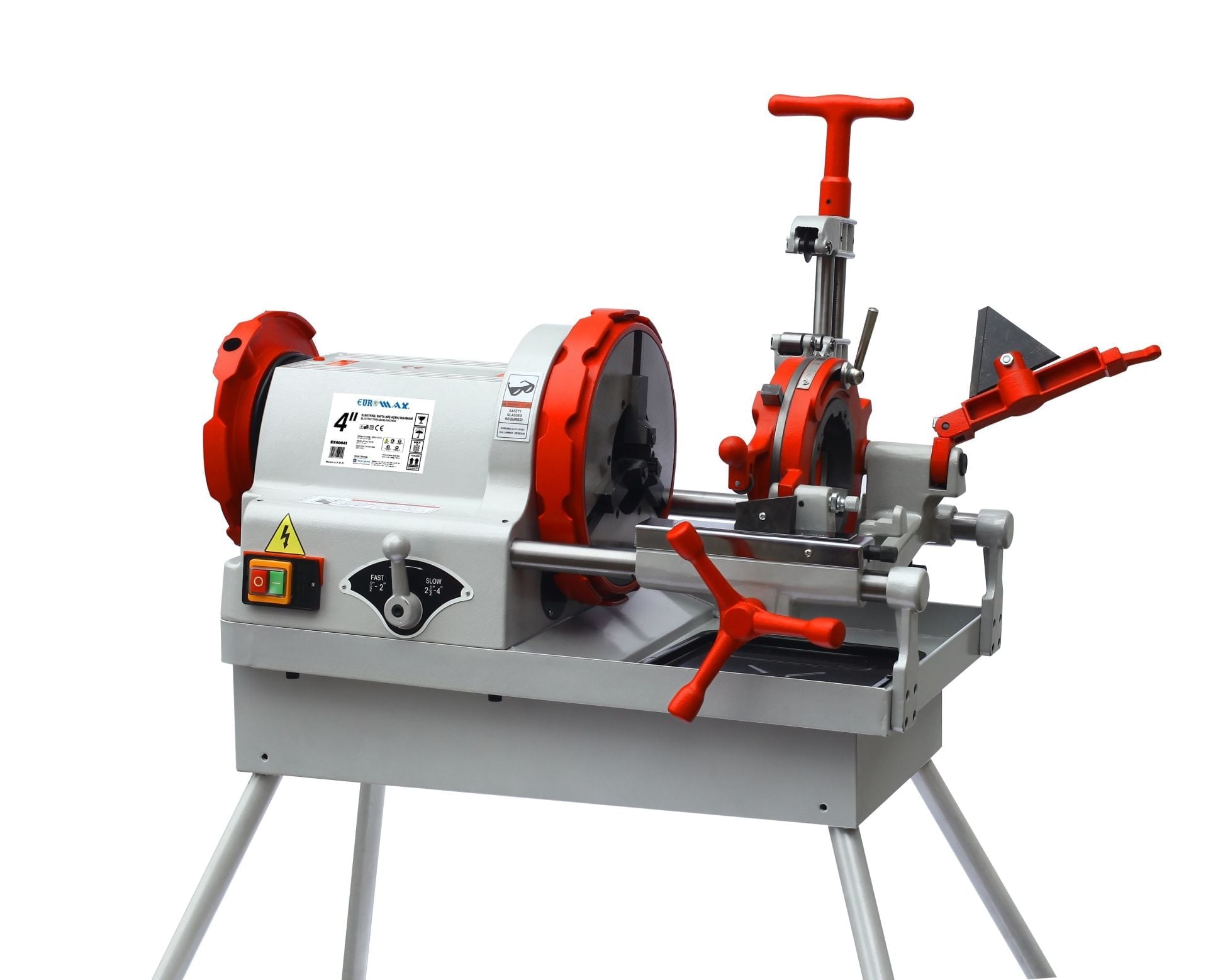 EUROMAX EMX 40441 Elektrikli Tezgah Tipi Pafta Makinası 4''