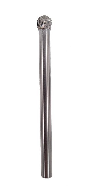 NEXON D Tipi 4 mm Top Başlı Elmas - Karbür Kalıpçı Freze Ucu (Dremel Uyumlu)
