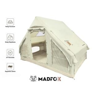 MADFOX Bigless Glamping Cotton Şişme Çadır (Baca Çıkışlı)