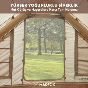 MADFOX Bigless Glamping Cotton Şişme Çadır (Baca Çıkışlı)