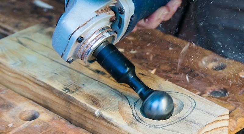 Arbortech Ball Gouge Taşlama İçin Yuvarlak Ahşap İşleme Aparatı