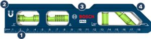 BOSCH Mıknatıslı Su Terazisi 180 mm Aluminyum Gövdeli (1600A03AA8)