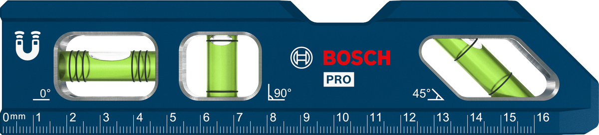 BOSCH Mıknatıslı Su Terazisi 180 mm Aluminyum Gövdeli (1600A03AA8)