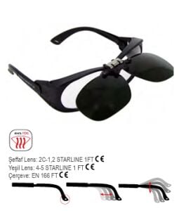 STARLİNE G-036A-G Kaynak Gözlüğü (ANTİFOG)