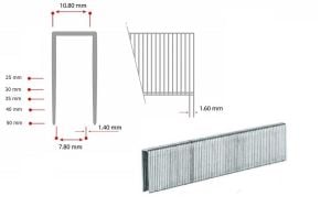 MEITE 100/40 Havalı Zımba Teli 40 mm (N852-100/50 Tabancalar için)