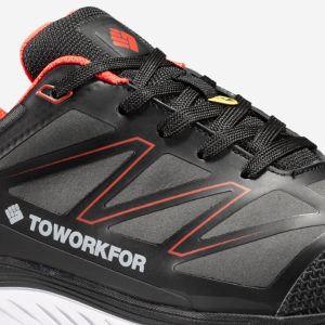 ToWorkFor Warm Up 42 Numara Kırmızı İş Ayakkabısı S3 SRC ESD