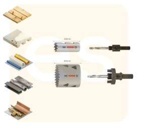BOSCH PRO MultiMaterial HSS Bi-Metal Panç (Ölçü Seçiniz) 89 mm