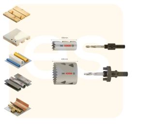 BOSCH PRO MultiMaterial HSS Bi-Metal Delik Açma Testeresi Panç (Ölçü Seçiniz)