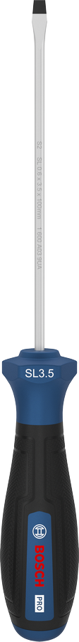 BOSCH Professional Düz Uçlu Tornavida SL 0.6 x 3.5 x 100 mm
