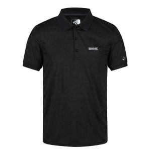 REGATTA Remex Polo Yaka Erkek T-Shirt Siyah