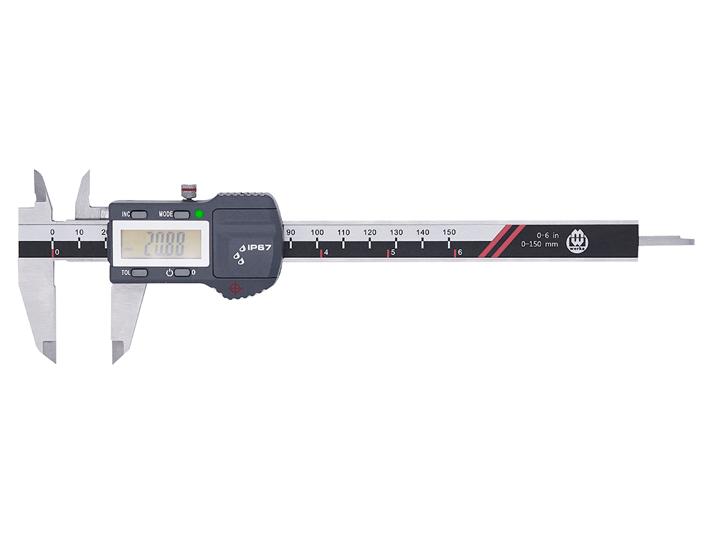 WERKA Dijital  Kumpas 150 mm. IP67 Su Geçirmez W210-7787B