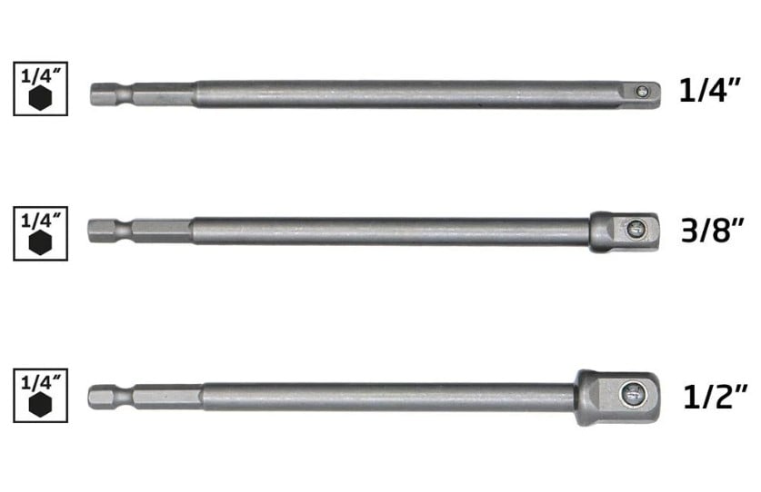 NEXON 6534 1/4 Lokma Adaptör Seti 150 mm