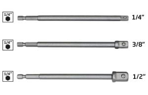 NEXON 6534 1/4 Lokma Adaptör Seti 150 mm