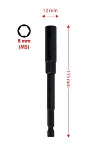 NEXON 6543 Uzun Bits Lokma 8x115 mm