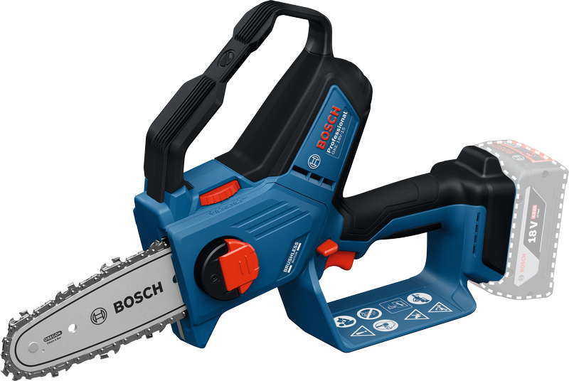 BOSCH GKE 18V-15 Şarjlı Zincirli Budama Makinası 15 cm (Akü ve Şarj Aleti Hariç)