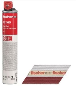 FISCHER 34° D Başlı Ahşap Çivisi Havalı Ve Gazlı Çivi Çakma Tabancalarına Uyumlu (Ölçü Seçiniz)