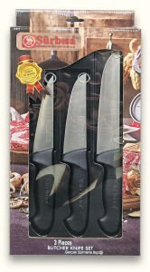 SÜRBİSA 61521 Kasap Seti (3 Parça Pimsiz)