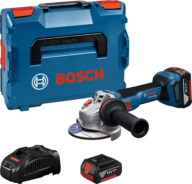 BOSCH GWS 18V-11 S Şarjlı Avuç Taşlama Çift Akülü 5.0 Ah
