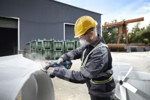 BOSCH GWS 18V-11 S Şarjlı Avuç Taşlama Çift Akülü 5.0 Ah