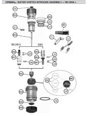 LINCOLN SAF Tuyere Cone  Plazma Nozzle 240 Amper 33X2,4 mm (W000325084)