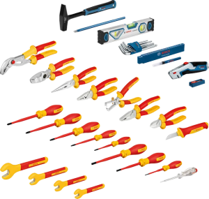 BOSCH Profesyonel 1000 Volt İzoleli 37 Parça El Aleti Seti (1600A02NG4)