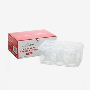 NURGAZ Çay Bardağı Taşıma Kutusu (NG N060)