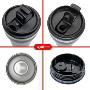 ROX Camping Termos 0.48 Litre - Siyah (153CAMP0190)